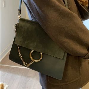 Pre-loved authentic Chloe Faye bag in Size Medium